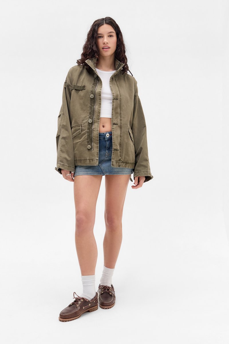 Veste Militaire Urban Outfitters - Vert, Légère, Taille M, Mi-saison - Occasion