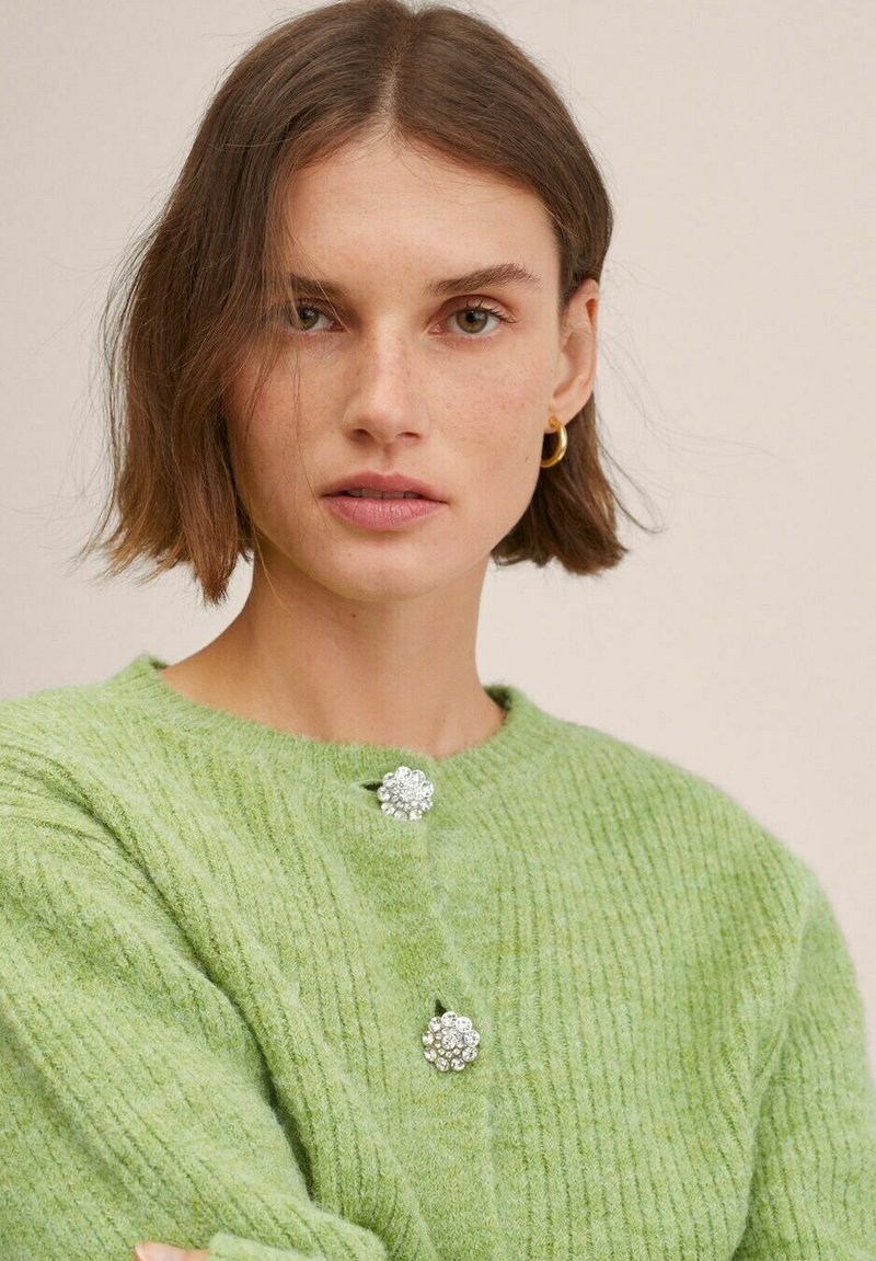 Mango NINA Chaqueta de punto - vert pastel/verde claro - Zalando.es