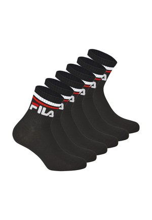 UNISEX  6 PAAR QUARTER  LOGO-BUND - Calze - schwarz