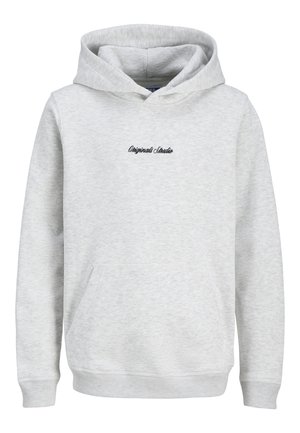 Jack & Jones Junior, Jersey con capucha - white melange
