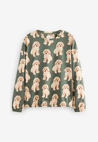 Next REGULAR FIT SET - Pidžaamad - sage green charlie the cockapoo