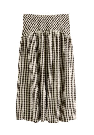 Lindex, A-snit nederdel - dark brown