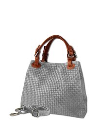 DrachenLeder GEPRÄGTES MUSTER - Sac à main - grau braun