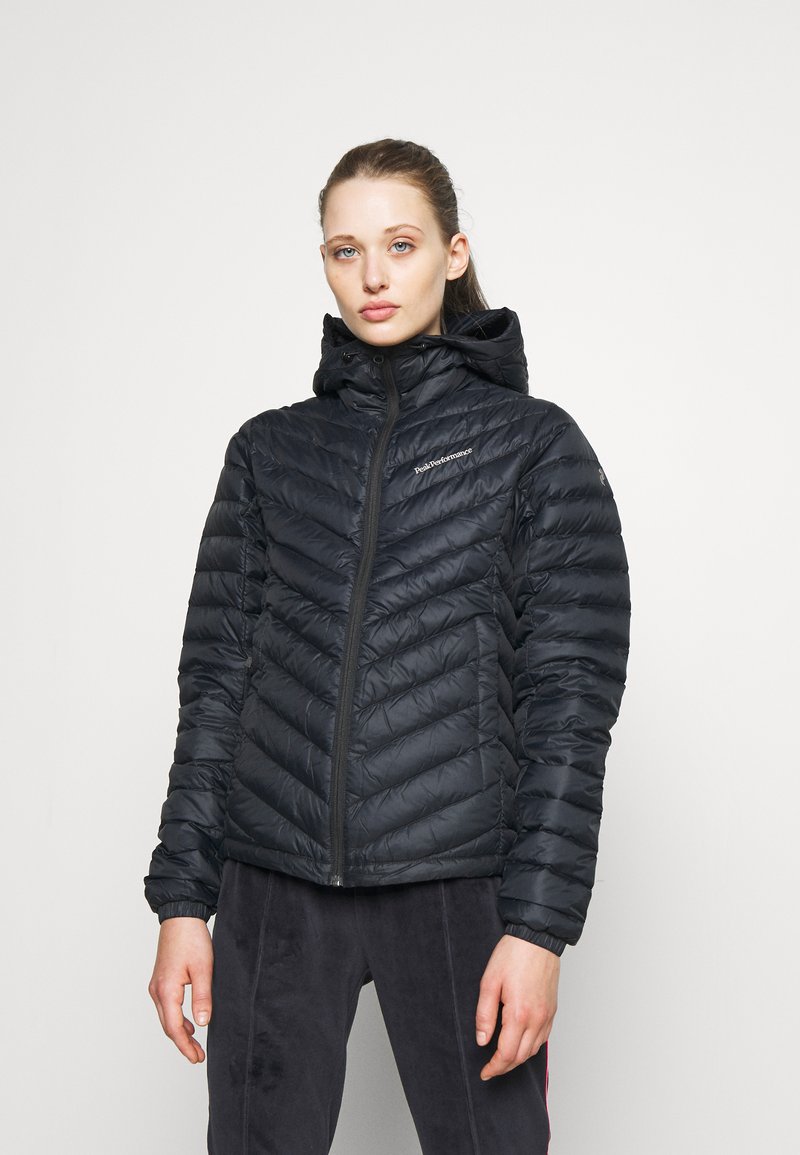 Damen Sportbekleidung | Peak Performance FROST HOOD JACKET Daunenjacke black/schwarz - ZS05460 Damen Sportbekleidung | Peak Performance FROST HOOD JACKET Daunenjacke black/schwarz - ZS05460