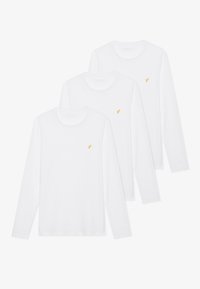 3 PACK - T-shirt à manches longues - 3x bright white 11-0601 tcx