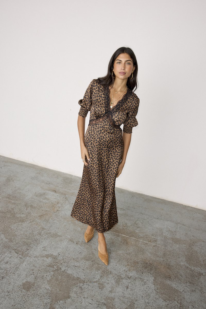 olive lace may dress never fully dressed Never Fully Dressed May Midi Dress
