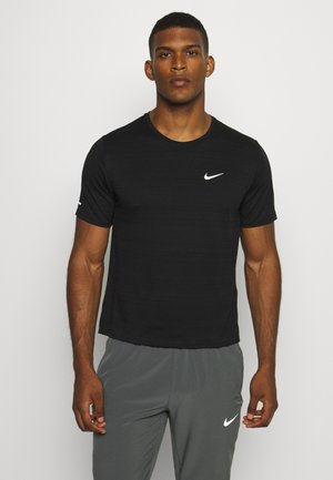 Nike Performance MILER  - Camiseta deportiva - black/silver