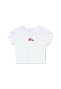 Kaotiko HEART HAND KAO - Tričko s potlačou - white