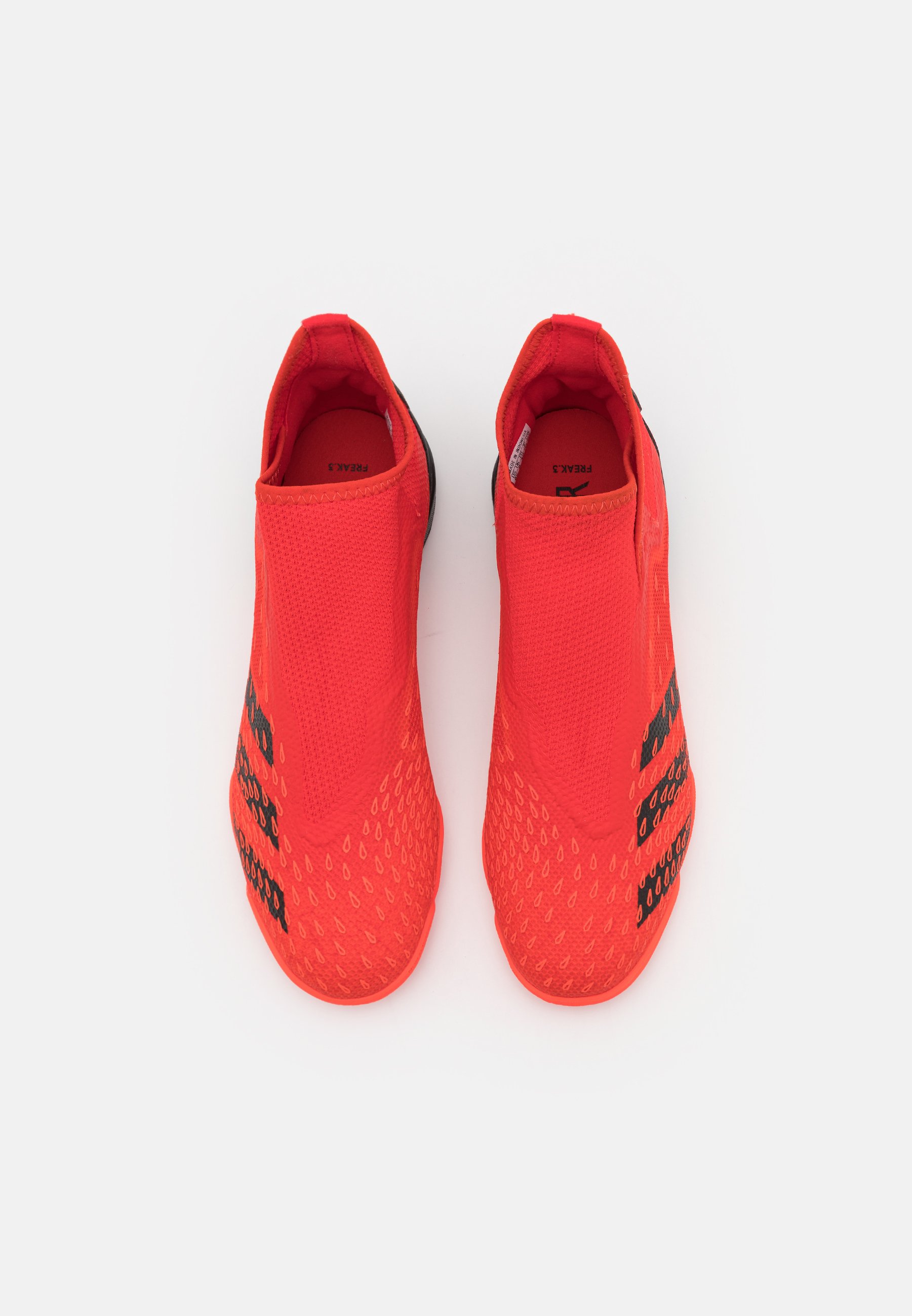 adidas Performance PREDATOR FREAK .3 IN - Botas de fútbol sin tacos -  red/core black/solar red/rojo - Zalando.es