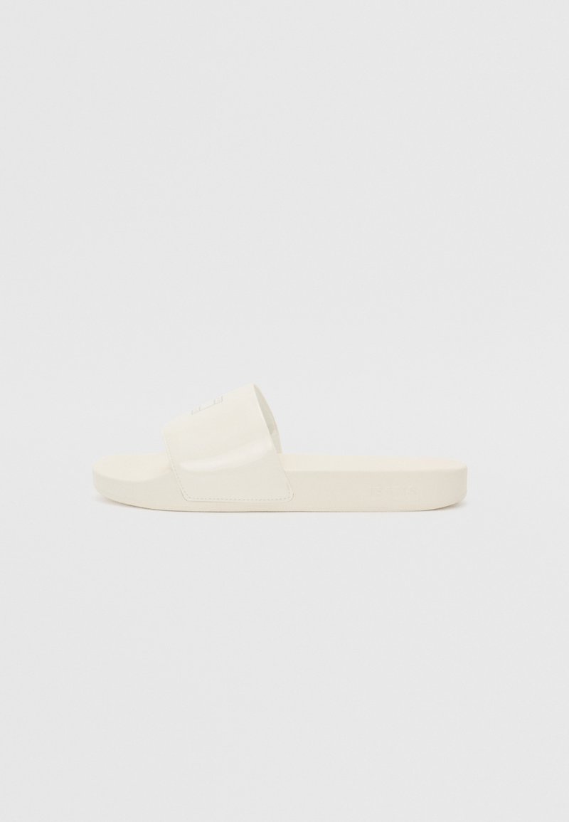 Tommy Jeans FLAG POOL SLIDE - Iešļūcenes - ivory