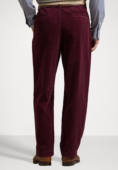 Polo Ralph Lauren POLO PREPSTER CORDUROY EASY TROUSER - Auduma bikses - ruby