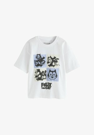 Next, FELIX CAT SHORT SLEEVE - T-shirt con stampa - white
