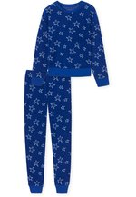 Schiesser Ensemble Pyjama Fille - Pyjama Long Confortable Avec Imprimé Intemporel