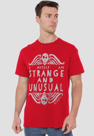Cotton Soul, BEETLEJUICE/STRANGE AND UNUSUAL - Print T-shirt - red