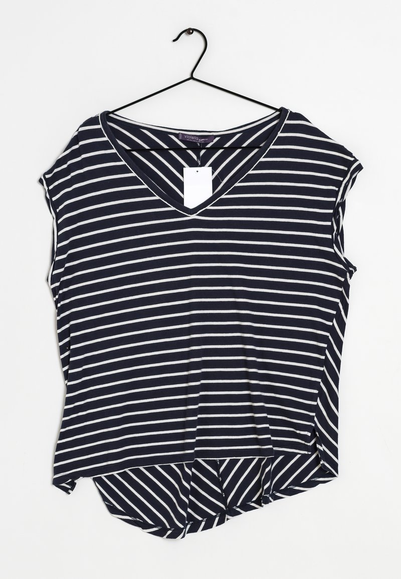 Violeta by Mango Camiseta estampada - blue