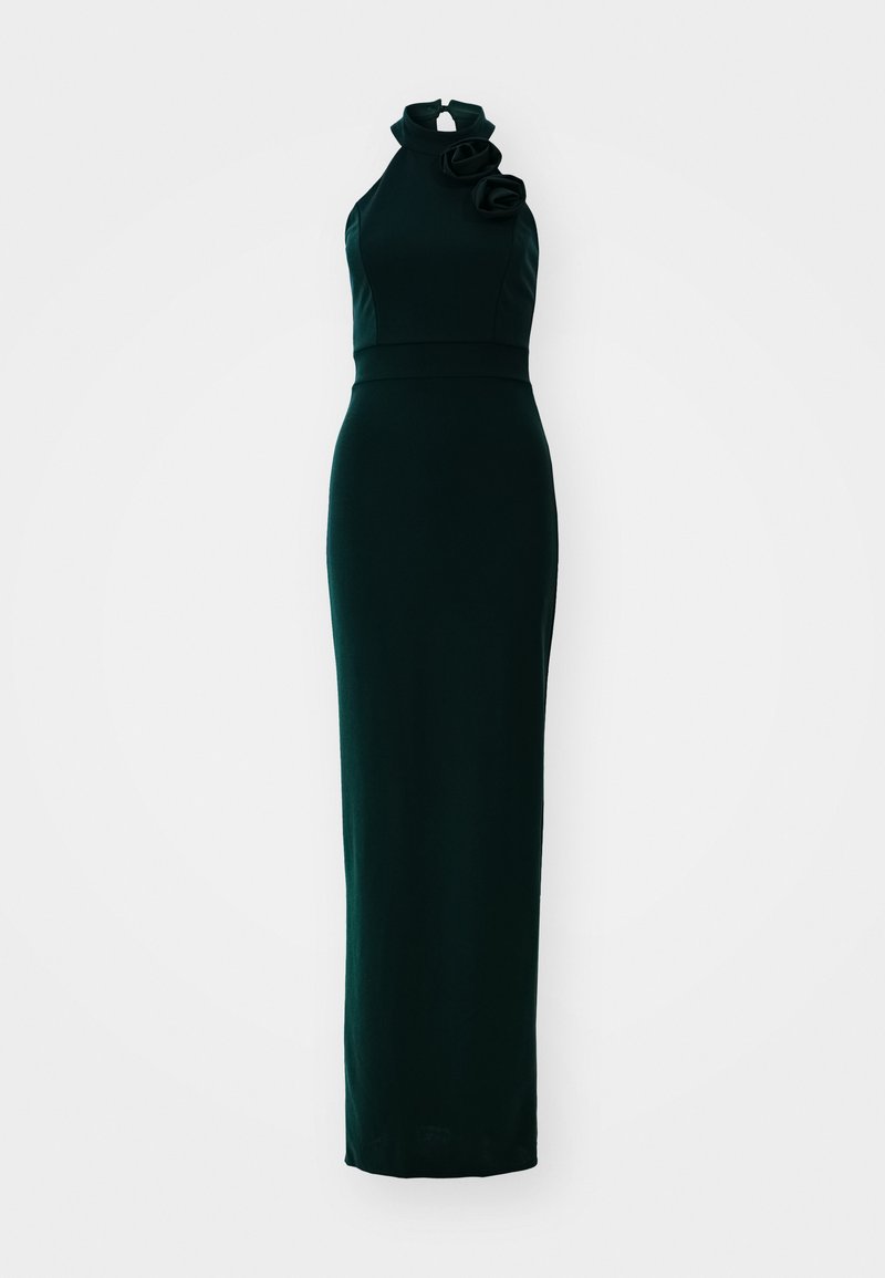 knee length dresses for ladies Charlotte Olive Maxi Dress – DE NOIR main image 1