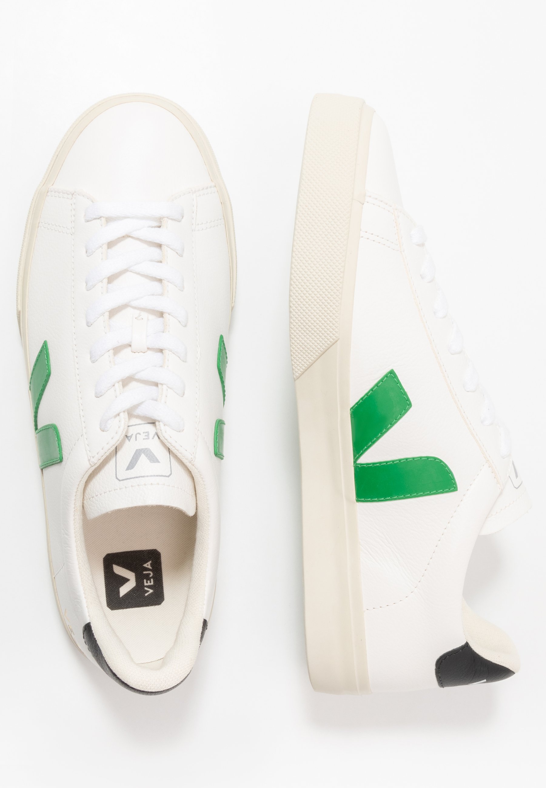 Veja CAMPO - Sneakers laag - extra white/emeraude/black/wit - Zalando.nl