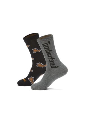 ALL OVER 2 PACK - Socken - black