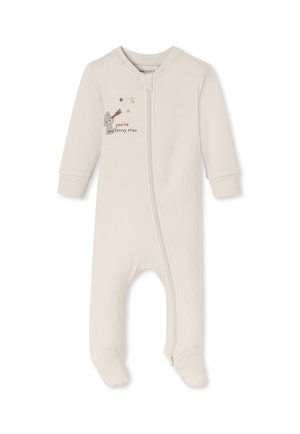 Schiesser, STRAMPLER UNISEX - Sleep suit - beige-mel