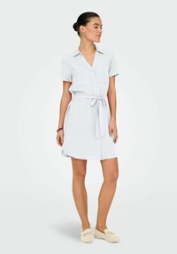 JDY MIDI - Vestido camisero - bright white