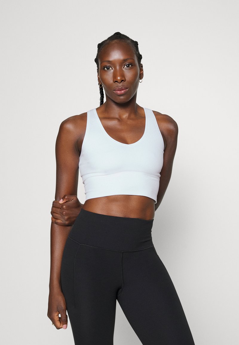 Athleta - AURORA SEAMLESS CROP TANK - Top - bright white, Ingrandire