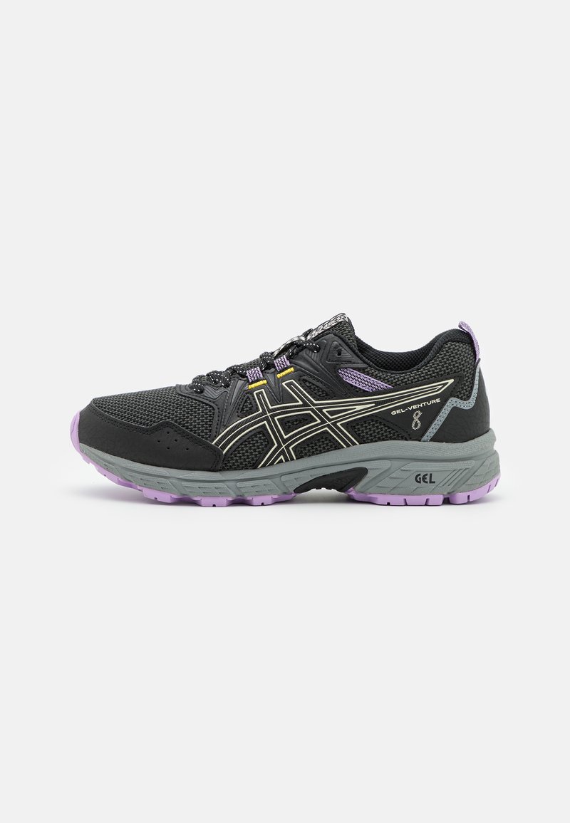 ASICS GEL VENTURE 8 - Sapatilhas de trail running - black/ivory
