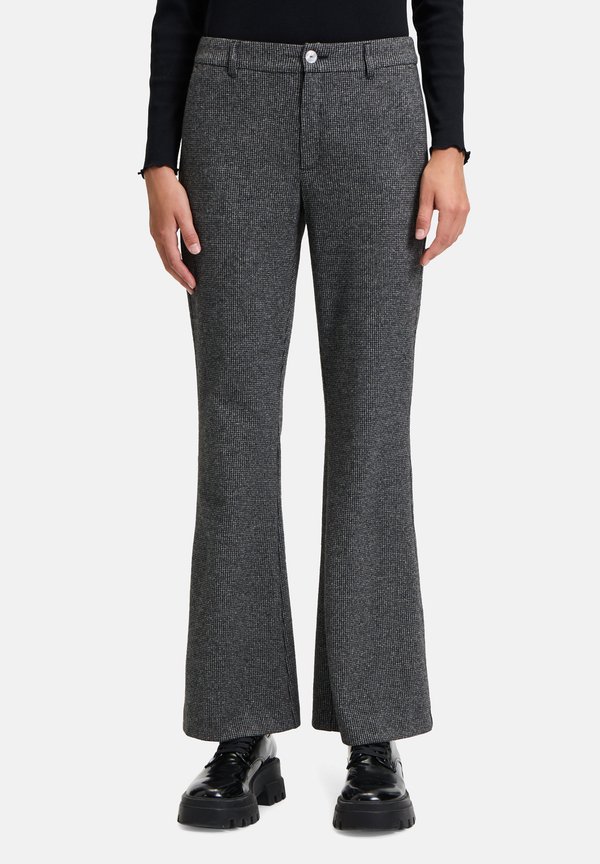 Stoffhose - schwarz grau