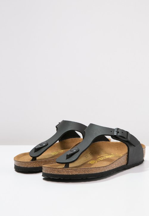Birkenstock GIZEH KIDS BF NARROW UNISEX - T-bar sandals - black — photo 3