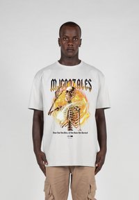 MJ Gonzales MÄNNER HELLRIDE  HEAVY  - Trükipildiga T-särk - lightasphalt