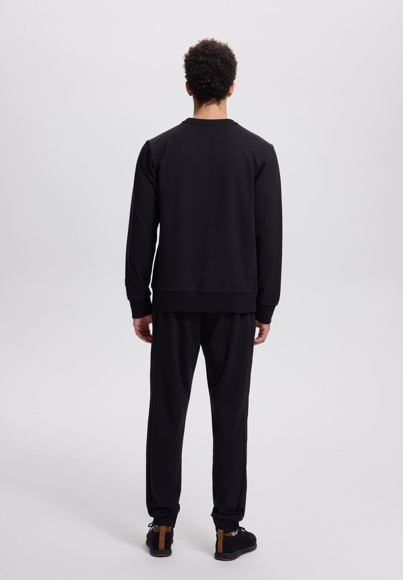 Sweat ICEPEAK Homme Noir - Taille 44 Zippé, Logo Polyester Et élasthanne