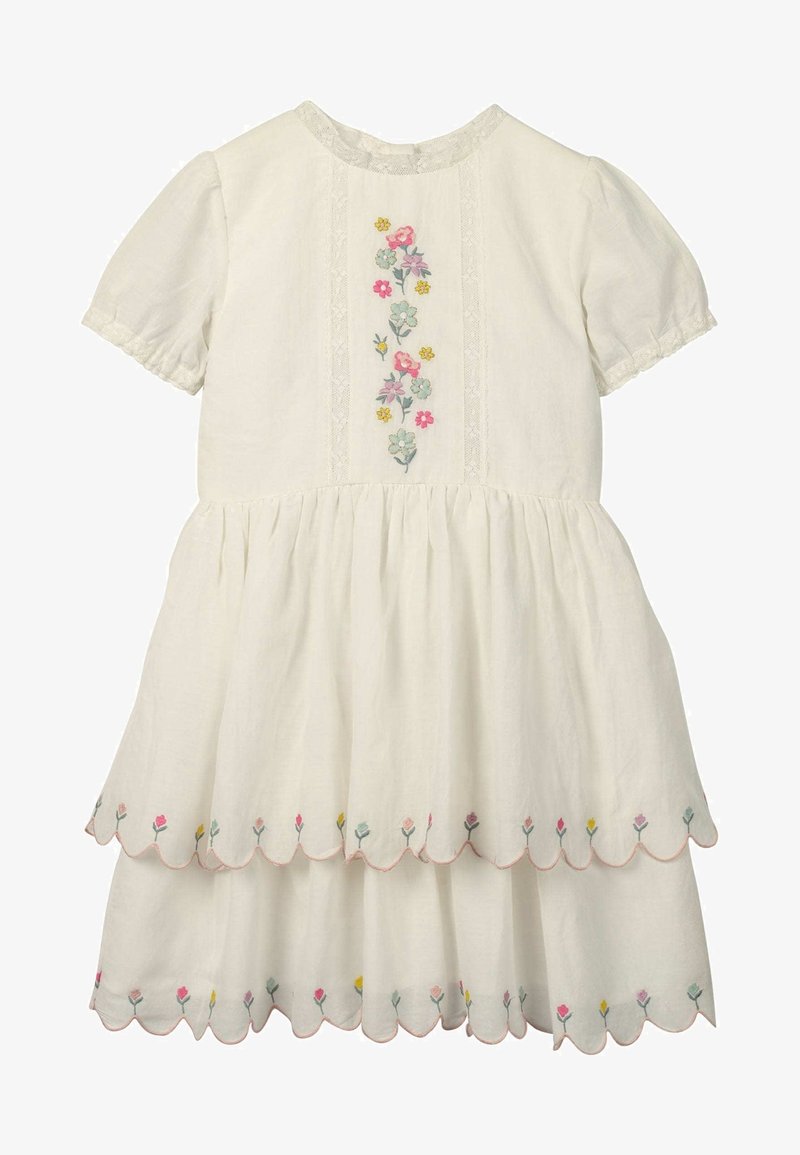 Boden MIT MUSCHELSAUM - Denní šaty - natural white