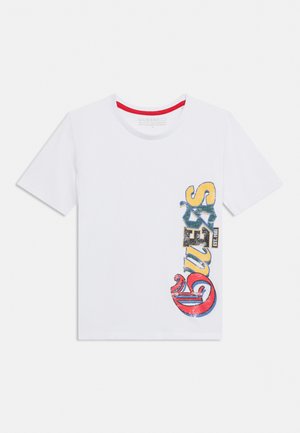 Guess, KIDS TEENS LOGO - Μπλουζάκι με στάμπα - pure white