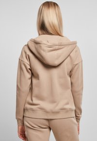Urban Classics Sudadera con cremallera - softtaupe