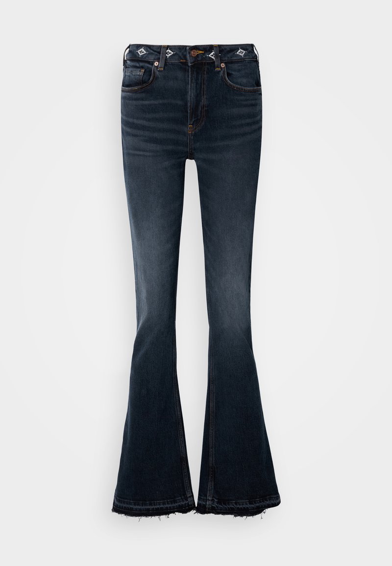 Scotch & Soda Flared Jeans donkerblauw denim