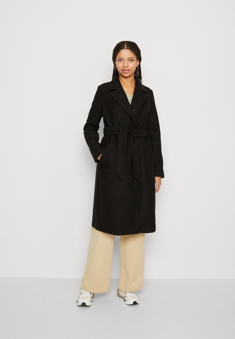 Vero Moda VMFORTUNEAYA LONG COAT Classic coat black Zalando.ie