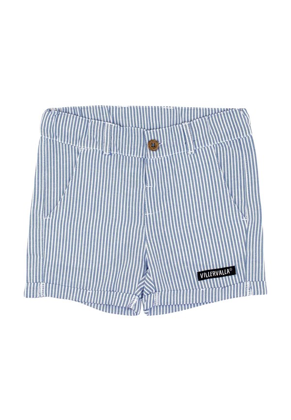 STRIPES - Shorts - weiß hellblau