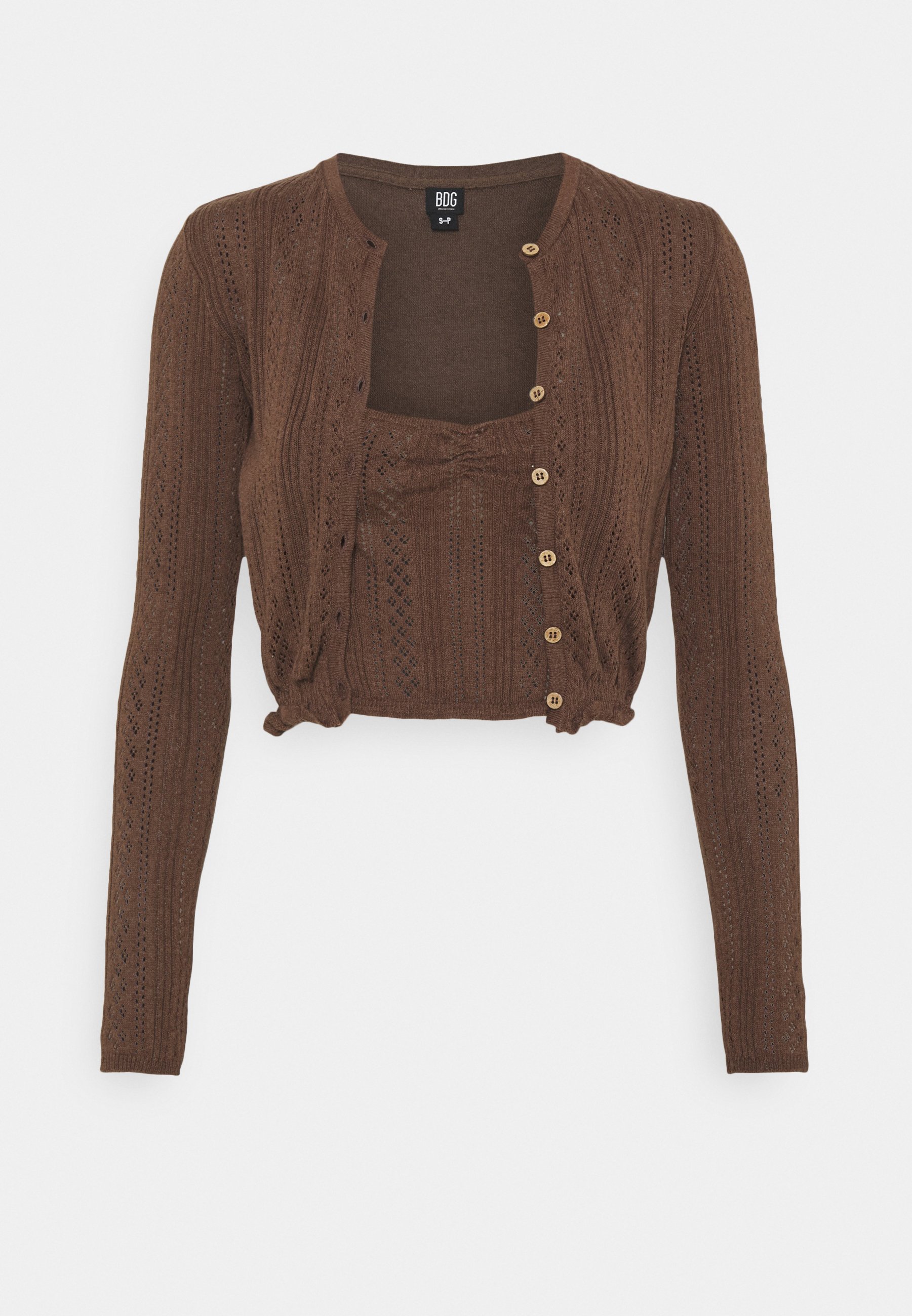 BDG Urban Outfitters TWIN SET - Cardigan - chocolate/marrone - Zalando.it