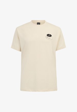 Iriedaily, IRIEDAILY SLOWPRESSO T-SHIRT LIGHT BLUE - Print T-shirt - undyed