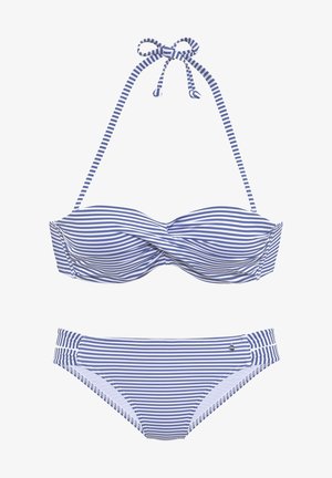 Bikini - hellblau  weiß