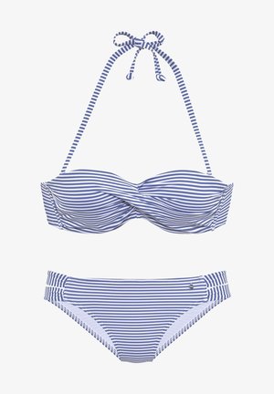 Bikini - hellblau  weiß