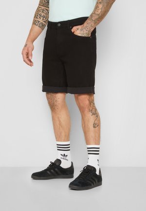 MR. ORANGE - Jeansshorts - black