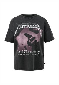 METALLICA BAND-MIT WASCHEFFEKT - T-Shirt print - schwarz