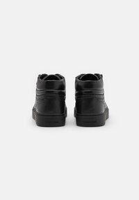 Calvin Klein TOP LACE UP ZIP MONO - Sapatilhas de cano alto - black