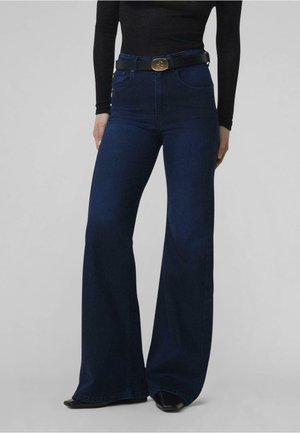 PALAS MIDNIGHT  - Flared Jeans - dark blue