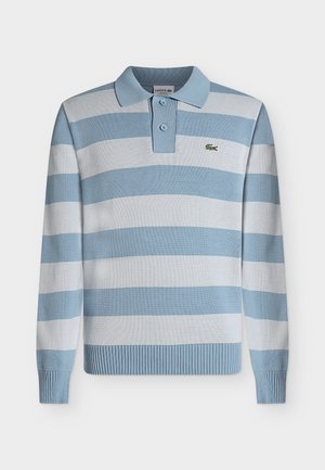 Lacoste, KNIT POLO - Polosärk - Blue/grey