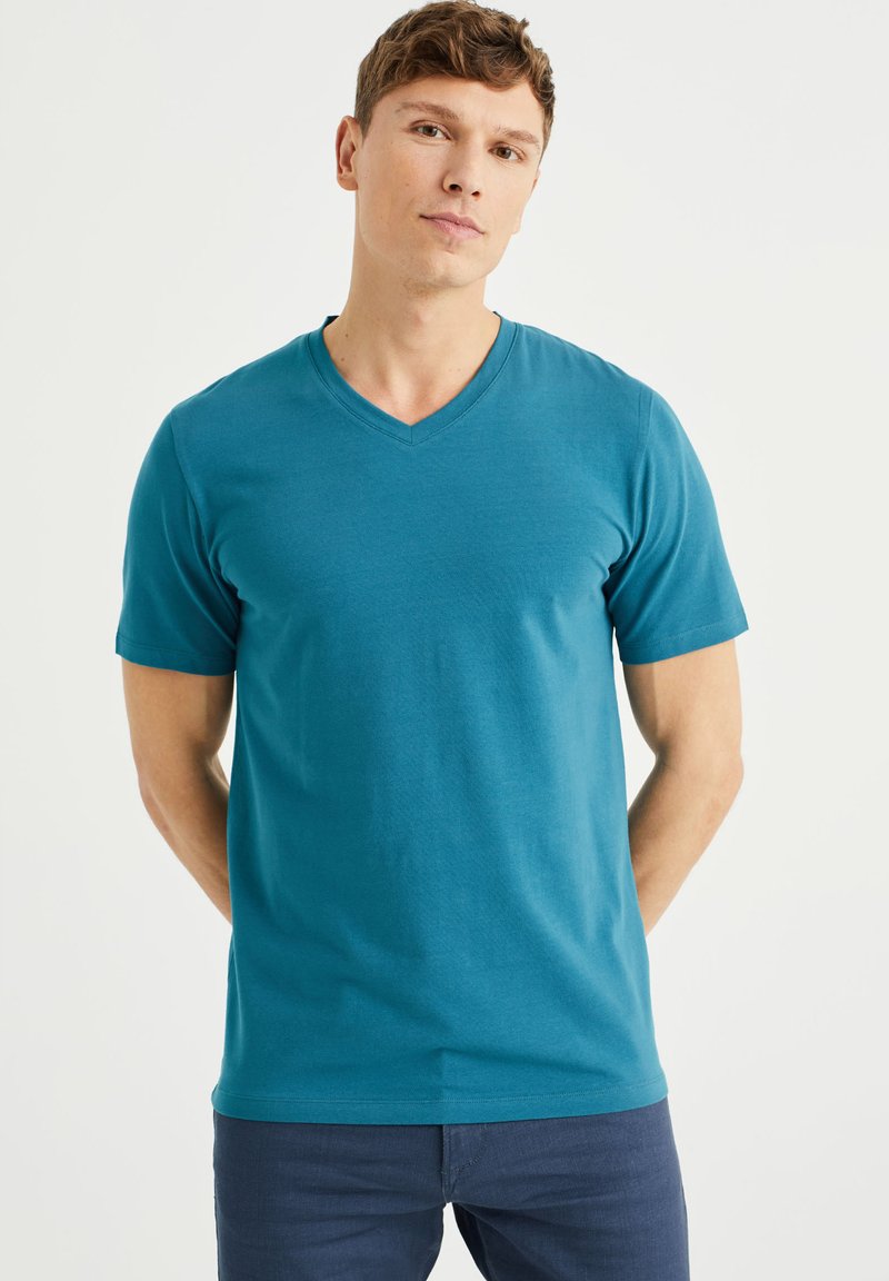 Basic Blue T WE Fashion T-Shirt basic - blue/stone-blue denim - Zalando.ch