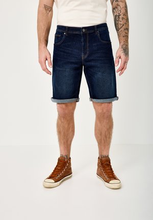 Redpoint, SHERBROOKE 5-POCKET JEANS BERMUDAS MIT STRETCH - Jeans Shorts - medium stone
