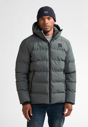 Petrol Industries, HOODED PUFFER JACKET STEELHEIGHTS - Winterjas - steel green