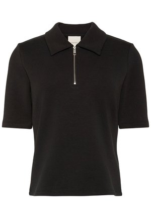 Calvin Klein SPACER HALFZIP - Poloshirt - black