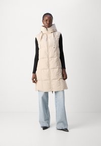 Mos Mosh SQUARE WAISTCOAT - Vesta - feather gray
